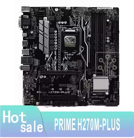 PRIME H270M-PLUS H270 H270M DDR4 LGA 1151 i7/i5/i3 USB3.0 SATA3 100% Testing