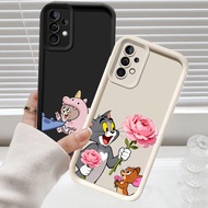 CH40 Cat Mouse Couple Soft Casing for Samsung S21 S24 FE A55 M15 S25 Ultra 5G Protective Case