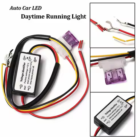 ★▲Car LED Daytime Running Light Automatic ON/OFF Controller Module DRL Relay Kits