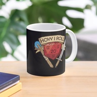 Mug How I Roll d20 Dungdungkids and Dragons Dice RP