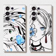 Samsung S26 Ultra S25 Ultra S24Ultra S25 FE S24FE S23 S22 S21 Flowers Frieren Ultra Thin Soft Transp