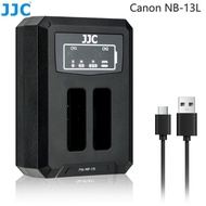 JJC NB-13L Camera Battery Charger,  Dual Slots Canon NB13L Battery USB Charger for Canon SX740 730 7