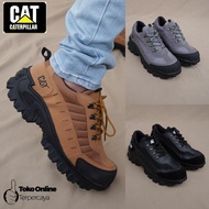 PRIA Discount!! Men's Safety Shoes Caterpillar Boots Bldozer Iron Tip Working Hiking Project