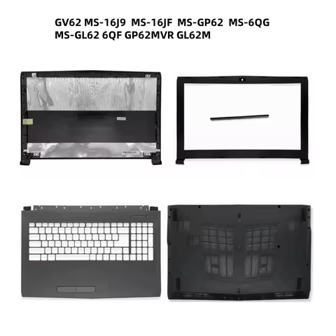 New LCD Back Bezel Front Frame Top Case Bottom Cover Case For GV62 MS-16J9 MS-16JF MS-GP62 MS-6QG MS