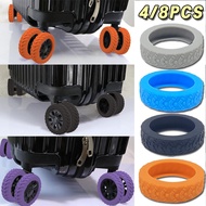 4PCS Universal Silicone Luggage Wheel Protector / Luggage Trolley Wheel cover Wheel Protector /Silen