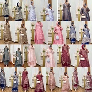 Malay Silk Dobby Batik Tunic Set