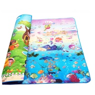 Baby Crawling Mat Sided Pattern Animal+Ocean 2*1.8m Baby Play Mat Baby Carpet Soft Floor Kids Baby P