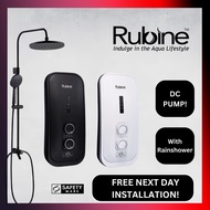 Rubine Rainshower Instant Heater With DC Pump RWH-3388