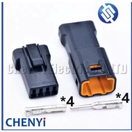 black 4 Pin JST JWPF type Male or Female Automotive Waterproof Cable Connector Butt Plug 04R-JWPF-VS