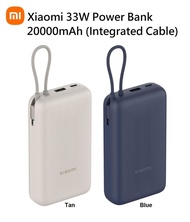 Xiaomi 33W Power Bank 20000mAh Integrated Cable, PB2030MI 小米自帶線行動電源，High capacity，long battery life 
