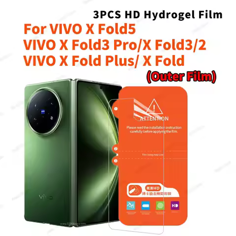 For VIVO X Fold 5 Screen Protector HD Clear Hydrogel Film For VIVO X Fold 3 Pro 3 2 Fold+ Full Cover