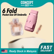 <Concept July>15cm 6 Fold Ultra Mini Macaron Color Umbrella