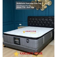 [Paling Murah] Kasur American / Set Spring Bed Andalusia Supreme Pillo Top 120 / 160 / 180 / 200 160