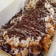 Pisang goreng coklat keju