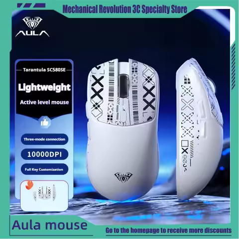 Aula Sc580se Wireless The Tri-Mode Mechanical Agile Level Low Latency Responsive Comfortable Grip Ga