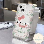 Kitty Cat Transparent Phone Case Huawei Nova 3i Nova Y70 P40 Lite Nova 11 Pro Honor X9
