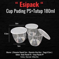 180ml Plastic Pudding Cup - Pudding Cup - Spice Cup - (20pcs)