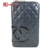 香奈兒 1611**** Cambon 系列旅行收納包 CC Coco 標誌長版錢包