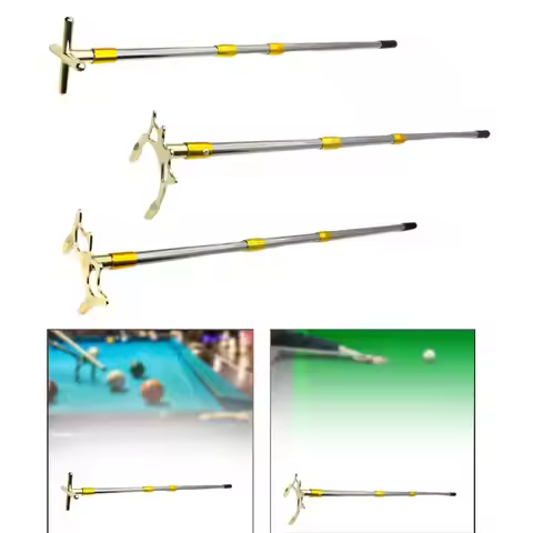 Telescopic Pool Cue Snooker Cue Holder Billiards Bridge Stick for Enhanced Stability