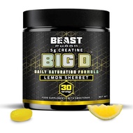 Prestasi Beast Big D dengan Serbuk Creatine Monohydrate dan Dipatenkan untuk Kekuatan, Stamina dan K