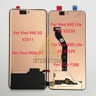 ต้นฉบับ6.77 "AMOLED สำหรับ Vivo V60 5G V2511/สำหรับ Vivo V60e 5G จอแสดงผล LCD สำหรับ Vivo V60 Lite 4