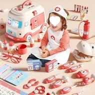 Stethoscope Year Old Play a Set Doctor Girl Play House Nurse Boy Toy Medical Children Baby Little TI