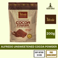 Alfredo Unsweetened Cocoa Powder | Serbuk Koko Tanpa Gula 200g Halal