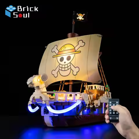 Led Light Kit for Lego 75639 The Going Merry Pirate Ship Model Diy Toys Set Not Included Building Bl