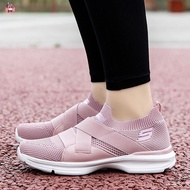 SU1 READY STOCK Kasut Formal Kulit Wanita Skechers Plus Size Summer Women Casual Shoes Mesh Breathable Fitness Shoes