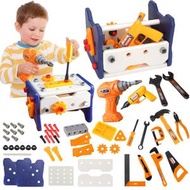 Others - 【57件】兒童玩具工具箱，含電動鑽孔機，適用於3-8歲幼兒