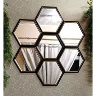 CERMIN HIASAN RUMAH CERMIN DECO DECOR MIRROR HOME DECORATION MIRROR DECOR CERMIN VIRAL HONEYCOMB MIRROR CERMIN HONEYCOMB