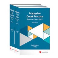 Malaysian Court Practice, Rules of Court 2012, Desk Edition 2022 (May 2022- 2vols)