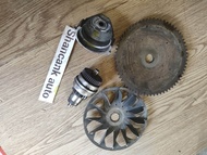 gigi stater pinion Tutup pinion kipas set assy KVB Vario 110 laman techno CBS karburator kvy beat ka