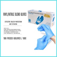 Nitrile Vinyl Glove 100PCS S-L Disposable Surgical Gloves Powder Free Non-Sterile Healthcare