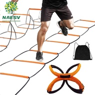 NAESV Agile Ladder, Orange Carbon Steel Soccer Speed Ladder, Flexibility Multifunctional Instant Set
