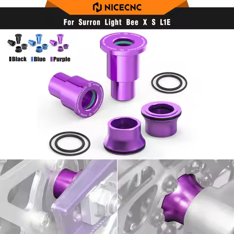 NICECNC For Surron light bee X S L1E 2017-2025 Electric Dirt Bike Front Rear Wheel Spacers Hub Colla