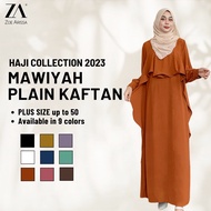 Jubah Muslimah Viral Mawiyah Plain Kaftan Ironless Long Dress Moden Tak Jarang dress women labuh kain cey ZA
