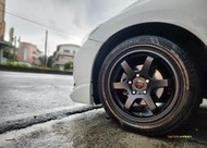 土城輪胎王 類 TE37 16吋鋁圈 平光黑 4/100 5/112 5/114.3 喜美