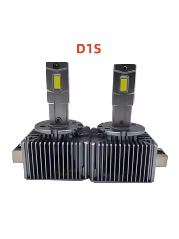 2PCS Headlights HID BULB XENON Bulb To LED 55W 6000K White D1S D2S D3S D4S D5S Two-sided CSP Chip +3