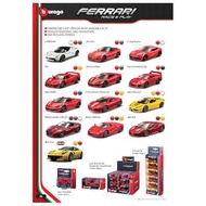 Bburago 13款 1:64 法拉利 Ferrari Enzo 458 F12tdf F50 收藏級合金車 迷你模型