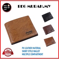 Wallet For Man Men Wallet Purse Men Dompet Lelaki Beg Duit Lelaki PU Leather Kulit Synthetic Hadiah Birthday Gift