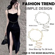 Fashion Belt for Dress Belt Women Metal Belt Belt For Women Metal waist chain belt E4