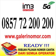 Nomor Cantik IM3 Indosat Prabayar Support 5G Nomer Kartu Perdana 0857 72 200 200