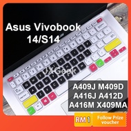 Asus Keyboard Cover Vivobook S14 Keyboard Protector Vivobook 14 M409D A409J A416J A412D A409M M409B A412FL A416M X409 X4