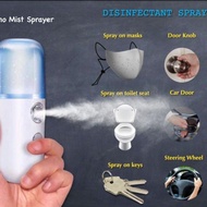 Mini Facial Nano Mist Water Sprayer USB Rechargeable Steamer Beauty Spray SANITIZER Nano Mist Spray 