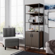 Furniture Direct ADELINE NORMAND ladder bookcase-Walnut