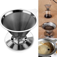 Stainless Coffee Dripper | V60 Cone Double Layer | Coffee Filter