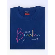 active life tshirt just breathe 02 design