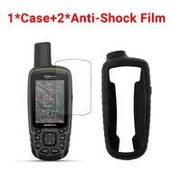 Protect Silicone Case+LCD Screen Protector for Garmin GPSMAP 64st 64sc 64sx 64s 65sr 65s 62sc 62st 6
