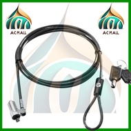 HP Essential Combination & Keyed Laptop Lock 1AJ39AA / T0Y16AA 4-Digit Password / 2 keys Slim Socket